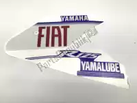 5D7F837CR000, Yamaha, pannello emblema rossi yamaha yzf r 125 2009, Nuovo