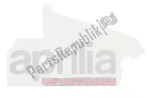 Piaggio Group 2H004233 decalque aprilia racing sx carena inferiore - Lado inferior