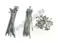 6532026F00, Suzuki, spoke set,rear suzuki vl 125 250 2000 2001 2002 2003 2004 2005 2006 2007, New