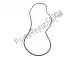 Guarnizione, filtro aria zx600-g1 Kawasaki 110601845 Guarnizione, filtro aria zx600-g1 Kawasaki 110601845
