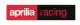 Voorspatbord sticker aprilia racing Piaggio Group B045183