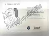 01297669632, BMW, inst. instr., textile draft stop bmw c1 125 200 2000 2001 2002 2003 2004, New