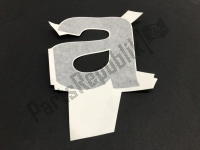 2H004249, Aprilia, decalco a sx carena laterale, Nuovo