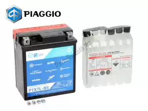 Piaggio Group 1R000317 battery - Bottom side