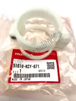 51610KCY671, Honda, supporto, fascetta stringitubo freno honda xr 400 1996 1997 1998 1999 2000 2001 2002, Nuovo