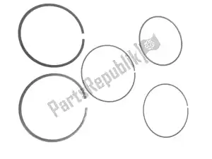 Honda 13011HN8A61 ring set, piston (0.25) - Bottom side