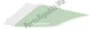 Piaggio Group 2H001776 nummerplaat sticker linker achterkuip - Onderkant