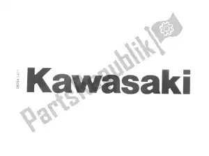 kawasaki 560541477 marca, tanque de combustível, kawasaki er250c - Lado inferior