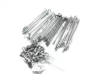 2UJ253040200, Yamaha, spoke set, rear yamaha  xv 125 250 1992 1994 1995 1996 1997 1998 1999 2000 2017 2018 2019 2020 2021, New
