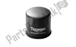 Here you can order the oil filter from Triumph, with part number T1218001: