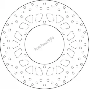 BREMBO 68B407M4 schijf vr.brembo 68b407m4 - Górna strona