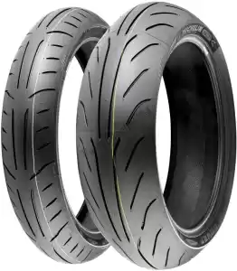 Michelin 458242 pneu traseiro 140/70 zr12 60p - Lado esquerdo