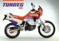 All original and replacement parts for your Aprilia Tuareg 125 1989 - 1992.