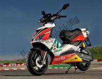 Aprilia SR 2013 eksplodujące widoki