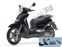 Tutte le parti originali e di ricambio per il tuo Aprilia Scarabeo Light 52 300 2009 - 2010.