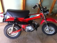 Todas as peças originais e de reposição para seu Honda CT 70 Trail 1981.