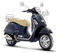 Todas as peças originais e de reposição para seu Vespa GTS 300 2011 - 2012.