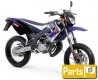 Todas las piezas originales y de repuesto para su Derbi Senda R X Treme 2007 E2 3 ED N. M. 50 2007.