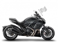 Alle originele en vervangende onderdelen voor uw Ducati Diavel 1200 2013.