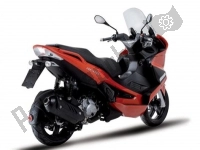 Alle originele en vervangende onderdelen voor uw Gilera Nexus 125 IE E3 2008.