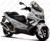 Alle originele en vervangende onderdelen voor uw Gilera Nexus 500 E3 UK 2006.