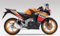 Todas as peças originais e de reposição para seu Honda CBR 125R 2012.