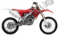 Alle originele en vervangende onderdelen voor uw Honda CRF 250R 2009.