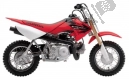 All original and replacement parts for your Honda CRF 50F 2008.