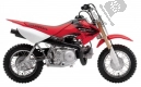 Tutte le parti originali e di ricambio per il tuo Honda CRF 50F 2008.