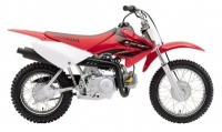 Wszystkie oryginalne i zamienne części do Twojego Honda CRF 70F 2008.