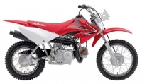 Alle originele en vervangende onderdelen voor uw Honda CRF 70F 2009.