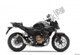 Todas as peças originais e de reposição para seu Honda CB 500 FA 2021.