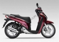 Tutte le parti originali e di ricambio per il tuo Honda SH 125 2009.