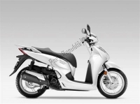 Alle originele en vervangende onderdelen voor uw Honda SH 300 2007.