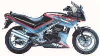 Wszystkie oryginalne i zamienne części do Twojego Kawasaki GPZ 500S 1987.