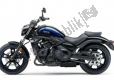 Alle originele en vervangende onderdelen voor uw Kawasaki EN 650 Vulcan S 2021.