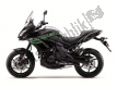 Todas las piezas originales y de repuesto para su Kawasaki KLE 650 Versys 2019.