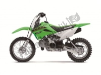 Todas as peças originais e de reposição para seu Kawasaki KLX 110 2021.