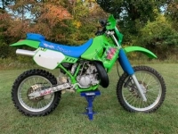 Alle originele en vervangende onderdelen voor uw Kawasaki KDX 125 1992.