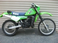 Todas as peças originais e de reposição para seu Kawasaki KDX 200 1985.