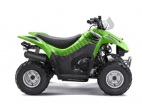 Alle originele en vervangende onderdelen voor uw Kawasaki KFX 50 2004.