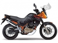 Tutte le parti originali e di ricambio per il tuo Kawasaki KLE 500 2005.