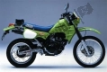 Alle originele en vervangende onderdelen voor uw Kawasaki KLR 600 1992.