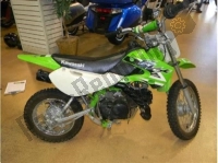 Alle originele en vervangende onderdelen voor uw Kawasaki KLX 110 2002.