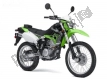 Alle originele en vervangende onderdelen voor uw Kawasaki KLX 250 2013.