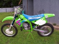 Wszystkie oryginalne i zamienne części do Twojego Kawasaki KX 100 1992.