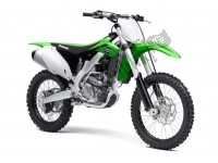 Alle originele en vervangende onderdelen voor uw Kawasaki KX 250F 2016.