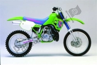 Todas as peças originais e de reposição para seu Kawasaki KX 500 2002.