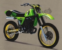 Tutte le parti originali e di ricambio per il tuo Kawasaki KX 60 1986.