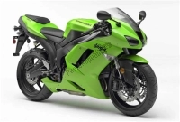 Todas as peças originais e de reposição para seu Kawasaki Ninja ZX 6R 600 2007.